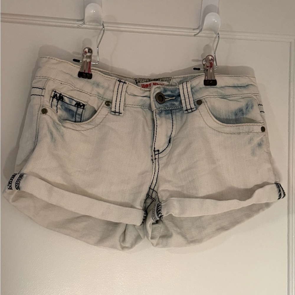 Hot Kiss Light Denim Jean Shorts